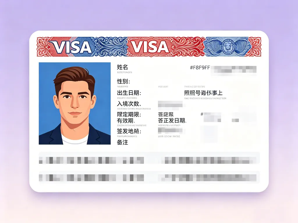 China visa photo requirements - 2x2 inch illustration