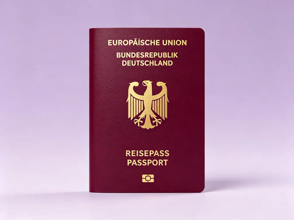 Germany passport photo requirements - 35x45mm biometric illustration