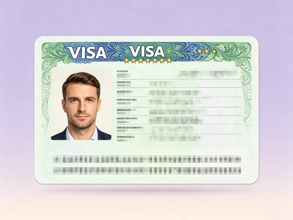 Schengen visa photo requirements - 35x45mm illustration