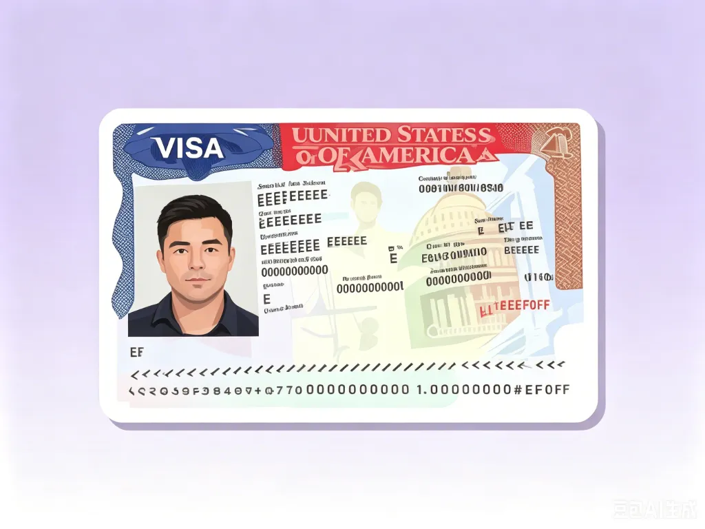 US visa photo requirements - 2x2 inch (51x51 mm) illustration