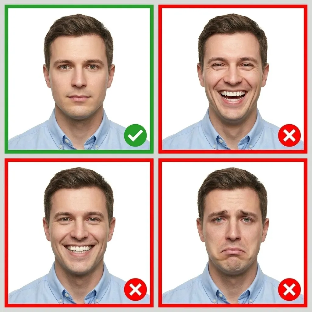 Neutral expression