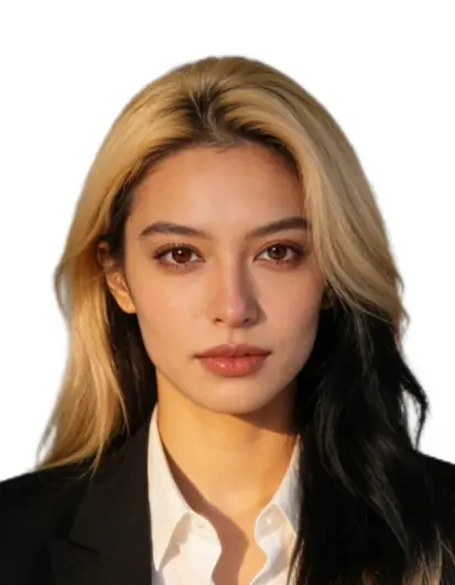 Canada Residence Permit photo example (50×70 mm, white background)